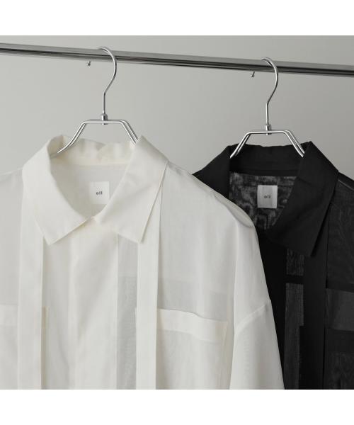 オール oll oll 長袖 シャツ VEIL pullover shirt 510-05011 シアー （10/ホワイト） 10/ホワイト