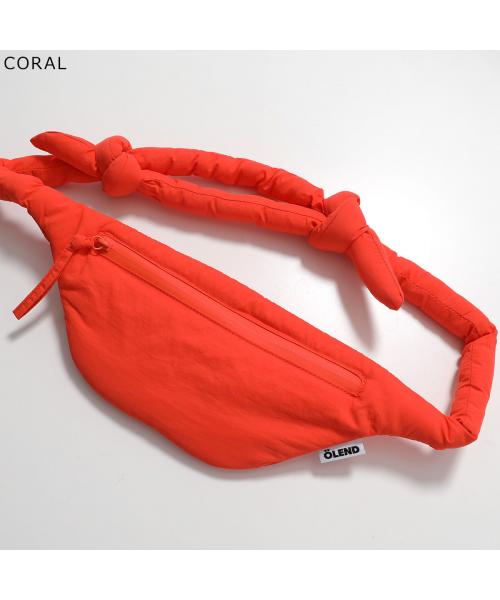 オレンド OLEND OLEND ボディバッグ PADDED HIP PACK 撥水 軽量 （CORAL/オレンジ） CORAL/オレンジ