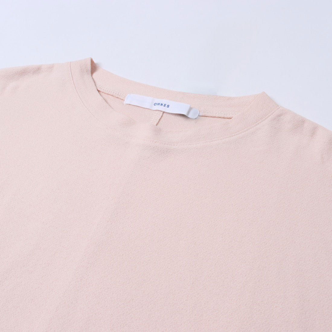 オムネス OMNES 梨地ビッグボックス半袖Tシャツ （サーモンピンク） サーモンピンク