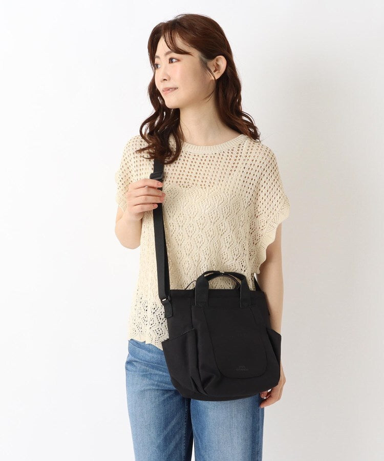 ワンズテラス one'sterrace anello IRIS 2WAYトート （ブラック(919)） ブラック(919)