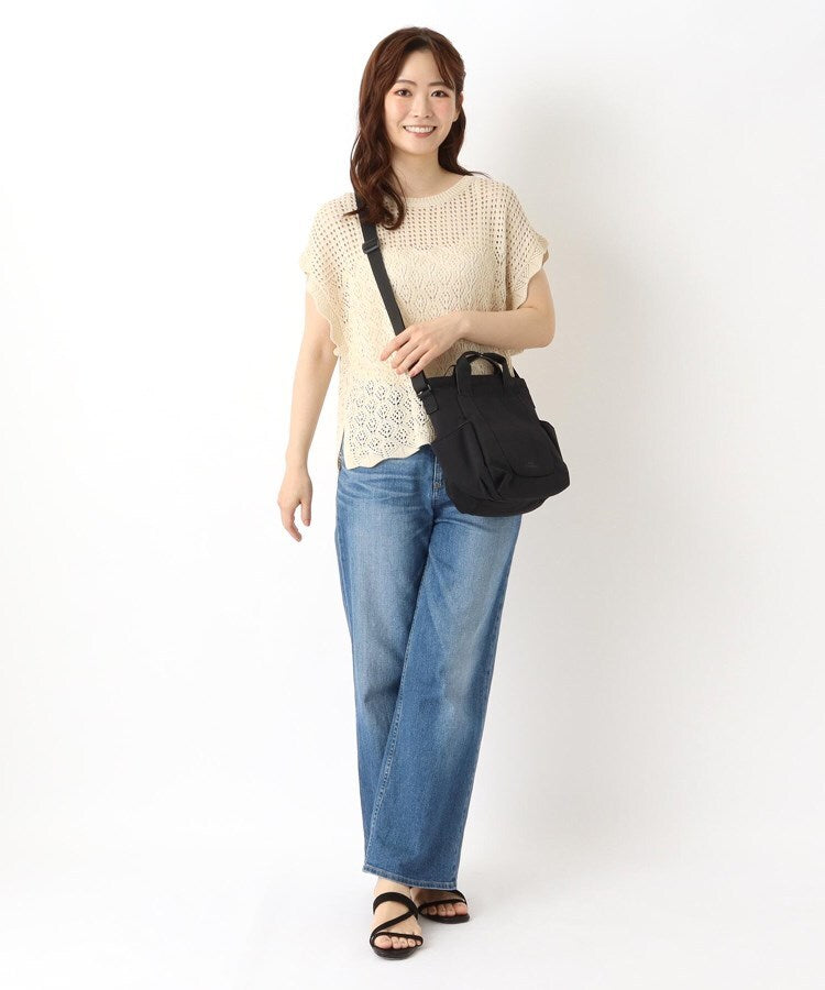 ワンズテラス one'sterrace anello IRIS 2WAYトート （ブラック(919)） ブラック(919)