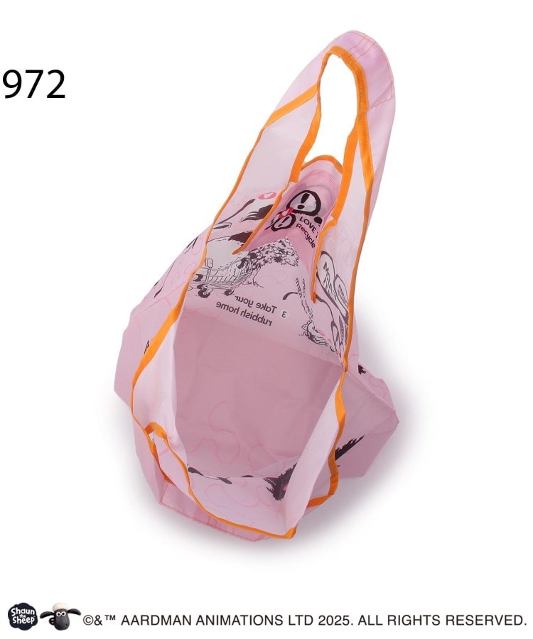 ワンズテラス one'sterrace 【ワンズテラス限定】ひつじのショーン エコバッグ （ピンク(972)） ピンク(972)