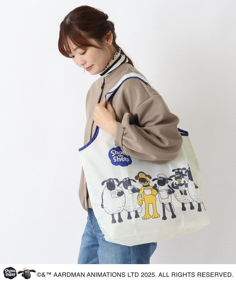 ワンズテラス one'sterrace 【ワンズテラス限定】ひつじのショーン エコバッグ （ピンク(972)） ピンク(972)