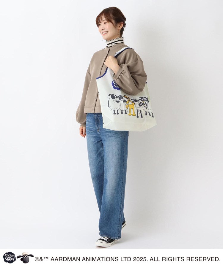 ワンズテラス one'sterrace 【ワンズテラス限定】ひつじのショーン エコバッグ （ピンク(972)） ピンク(972)