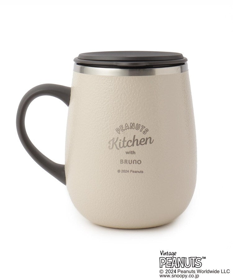 ワンズテラス one'sterrace SNOOPY 蓋つきステンレスマグ tall 460ml【返品不可商品】 （アイボリー(904)） アイボリー(904)