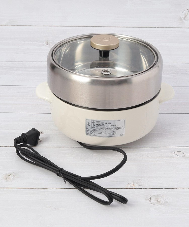 ワンズテラス one'sterrace BRUNO ブルーノ コンパクトマルチグリルポット【返品不可商品】 （ブルーグリーン(997)） ブルーグリーン(997)