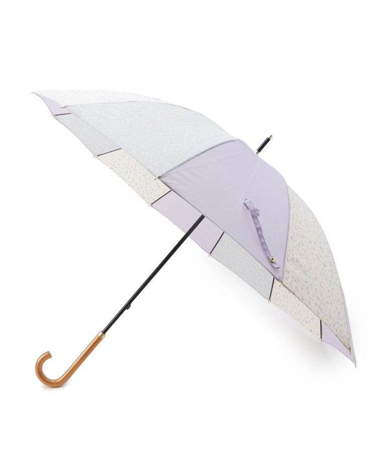 ワンズテラス one'sterrace 12本骨フラワーパッチワーク 長傘 （ブルー(993)） ブルー(993)