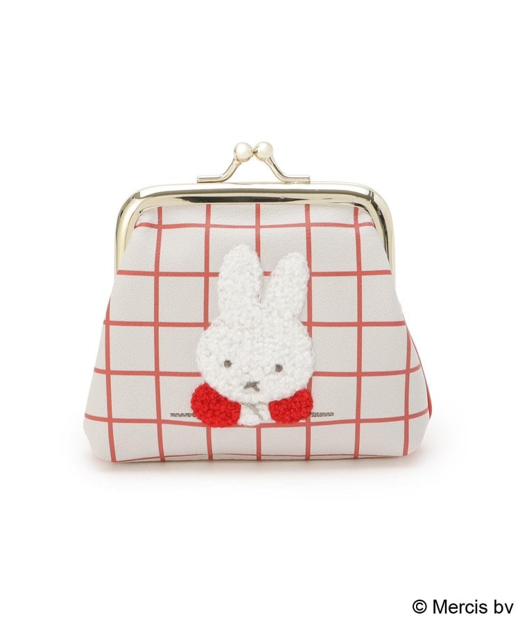 ワンズテラス one'sterrace Dick Bruna miffy がま口ミニ財布 チェックサガラ （レッド(962)） レッド(962)