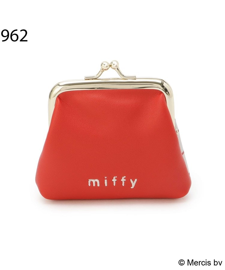 ワンズテラス one'sterrace Dick Bruna miffy がま口ミニ財布 チェックサガラ （レッド(962)） レッド(962)