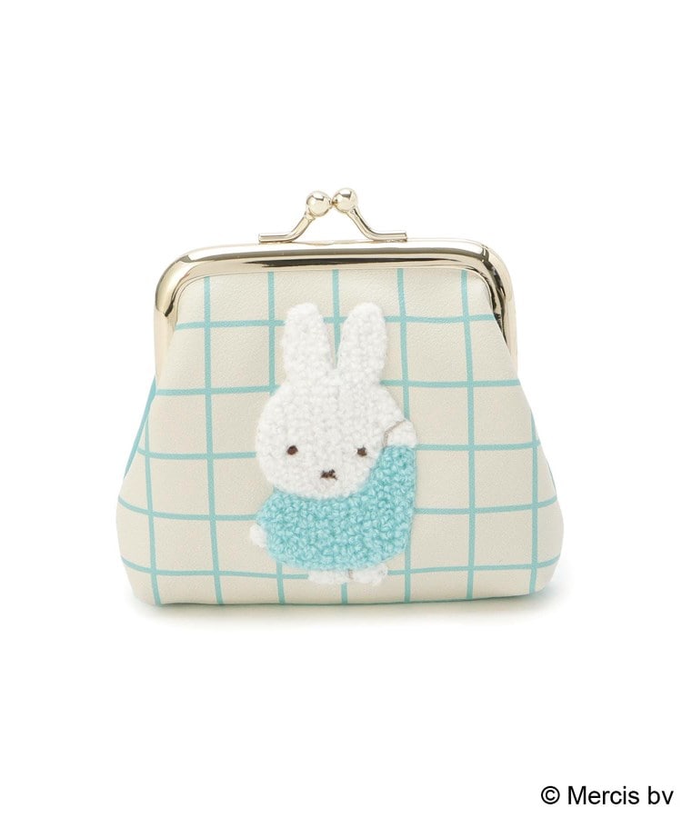 ワンズテラス one'sterrace Dick Bruna miffy がま口ミニ財布 チェックサガラ （レッド(962)） レッド(962)