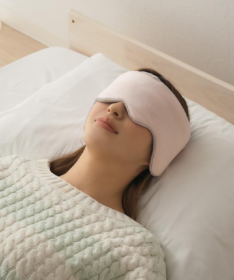 ワンズテラス one'sterrace 耳までつつむ リバーシブルアイマスク【返品不可商品】 （グレージュ(950)） グレージュ(950)