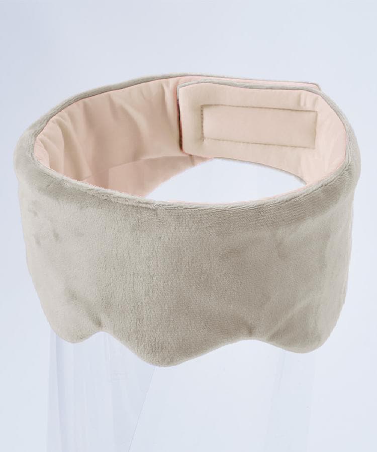 ワンズテラス one'sterrace 耳までつつむ リバーシブルアイマスク【返品不可商品】 （グレージュ(950)） グレージュ(950)
