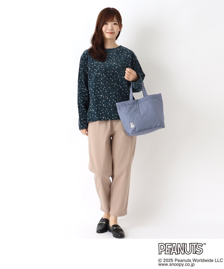 ワンズテラス one'sterrace SNOOPY 軽かるミニトート （ブラック(919)） ブラック(919)
