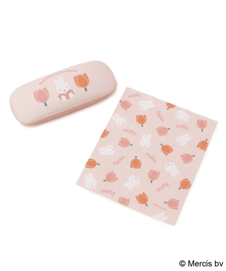 ワンズテラス one'sterrace ◆【先行販売】Dick Bruna miffy メガネケース strawberry&tulip （アイボリー(904)） アイボリー(904)
