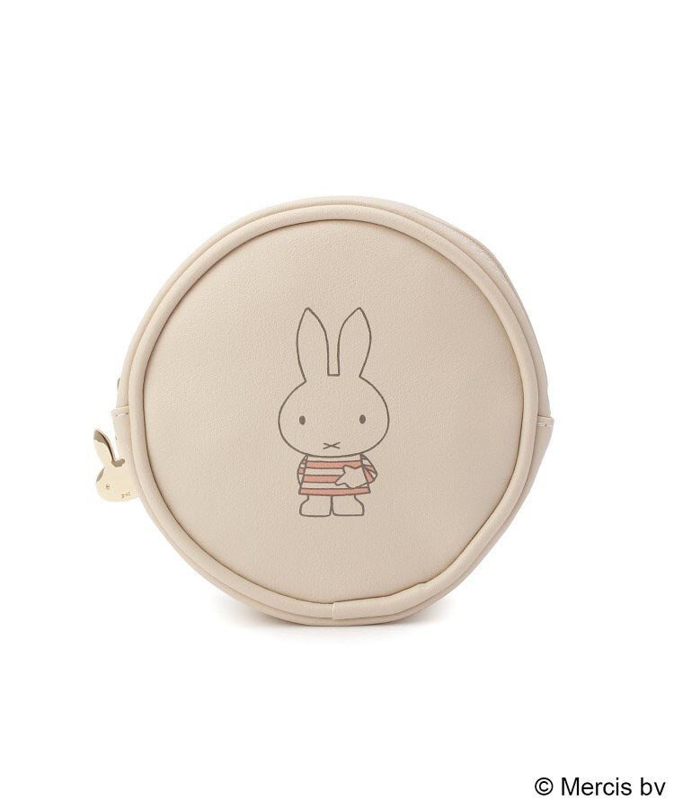 ワンズテラス one'sterrace ◆【先行販売】Dick Bruna miffy 丸型ポーチ （ベージュ(952)） ベージュ(952)