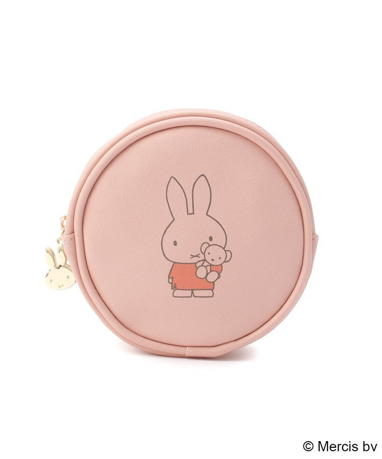 ワンズテラス one'sterrace ◆【先行販売】Dick Bruna miffy 丸型ポーチ （ベージュ(952)） ベージュ(952)