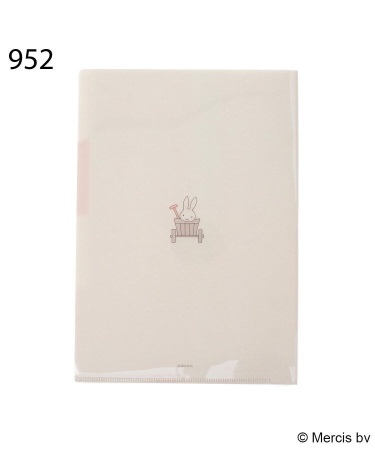 ワンズテラス one'sterrace ◆【先行販売】Dick Bruna miffy ポケットクリアファイル A5 （グレー(912)） グレー(912)