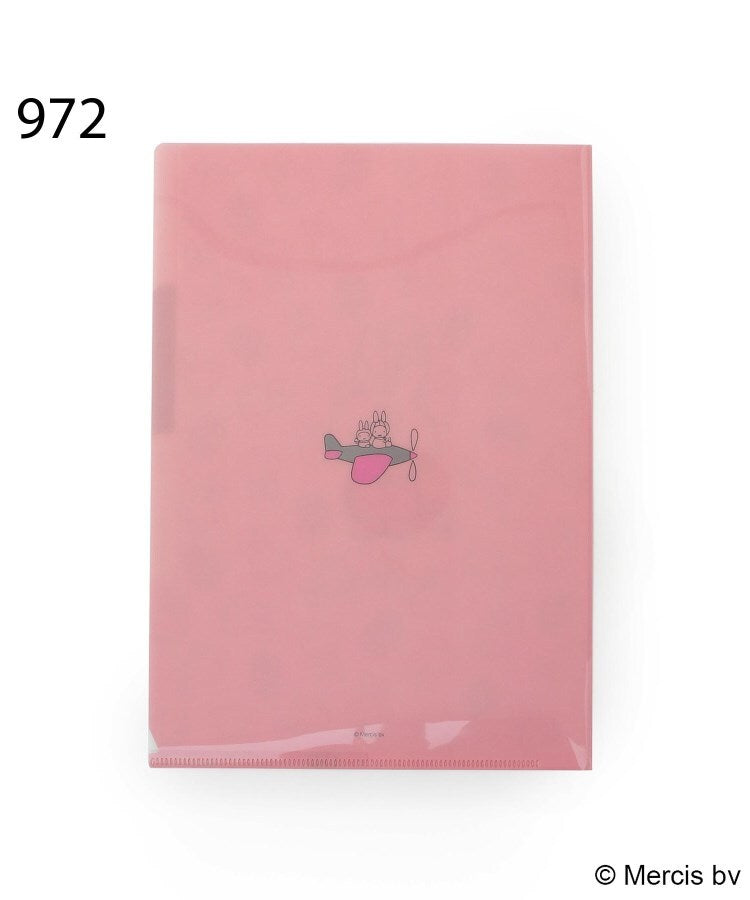 ワンズテラス one'sterrace ◆【先行販売】Dick Bruna miffy ポケットクリアファイル A5 （グレー(912)） グレー(912)