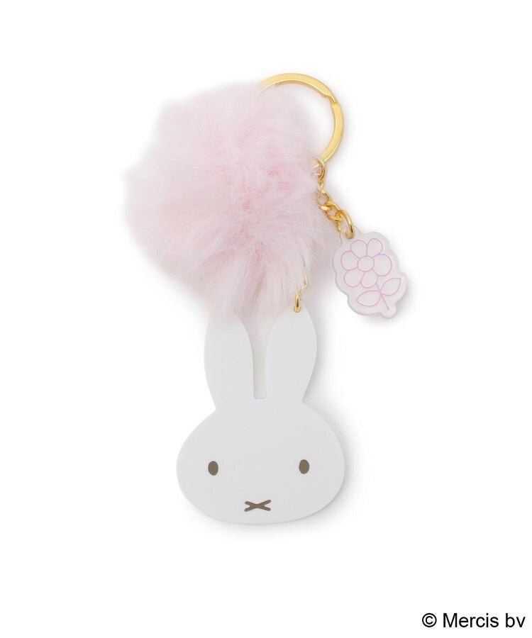 ワンズテラス one'sterrace ◆【先行販売】Dick Bruna miffy ファー付きアクリルキーホルダー （ピンク(972)） ピンク(972)