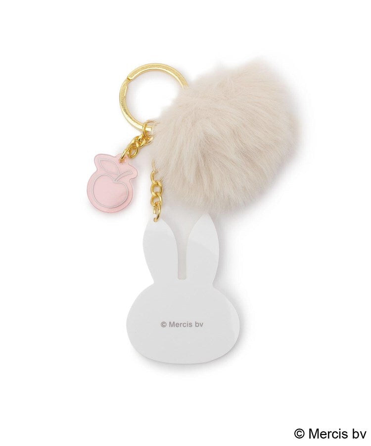 ワンズテラス one'sterrace ◆【先行販売】Dick Bruna miffy ファー付きアクリルキーホルダー （ピンク(972)） ピンク(972)