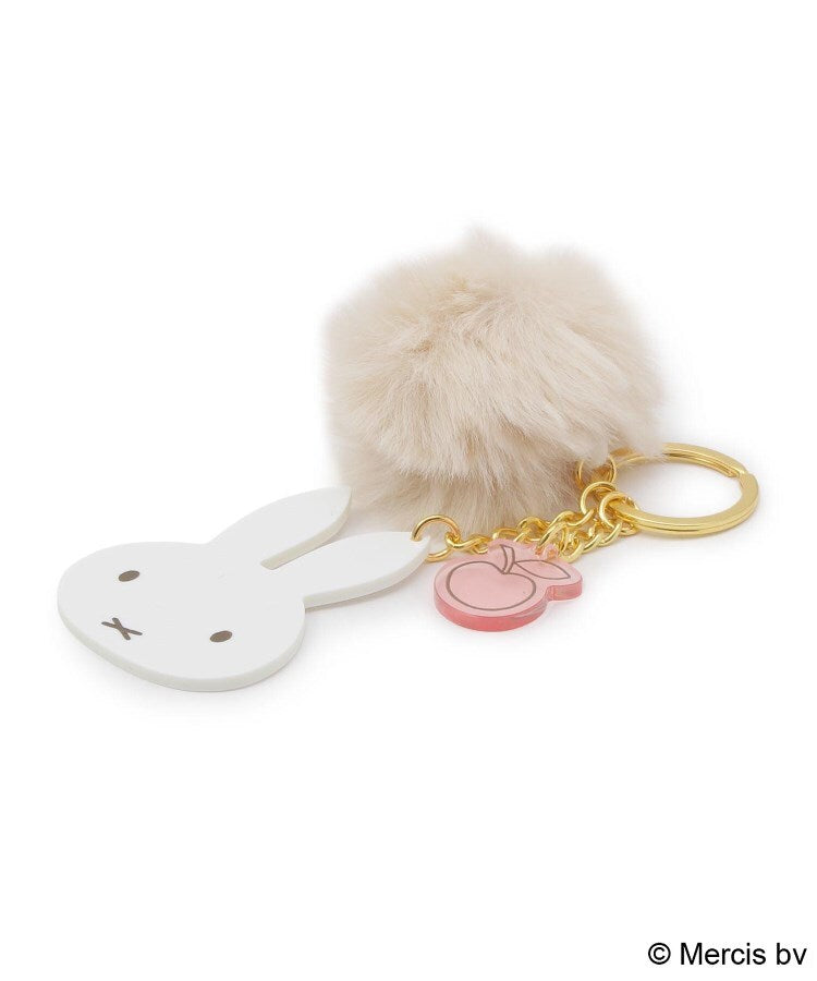 ワンズテラス one'sterrace ◆【先行販売】Dick Bruna miffy ファー付きアクリルキーホルダー （ピンク(972)） ピンク(972)