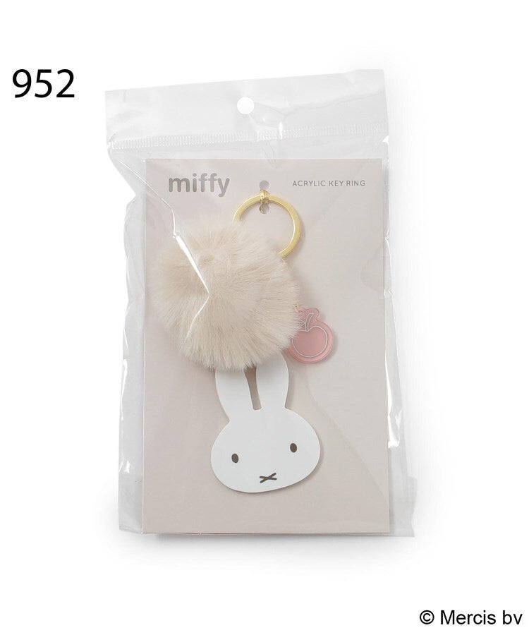 ワンズテラス one'sterrace ◆【先行販売】Dick Bruna miffy ファー付きアクリルキーホルダー （ピンク(972)） ピンク(972)