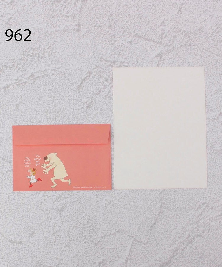 ワンズテラス one'sterrace ◆COCOちゃん レターセット （レッド(962)） レッド(962)