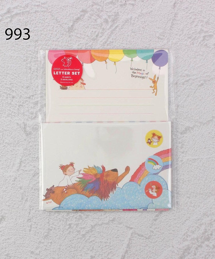 ワンズテラス one'sterrace ◆COCOちゃん レターセット （レッド(962)） レッド(962)