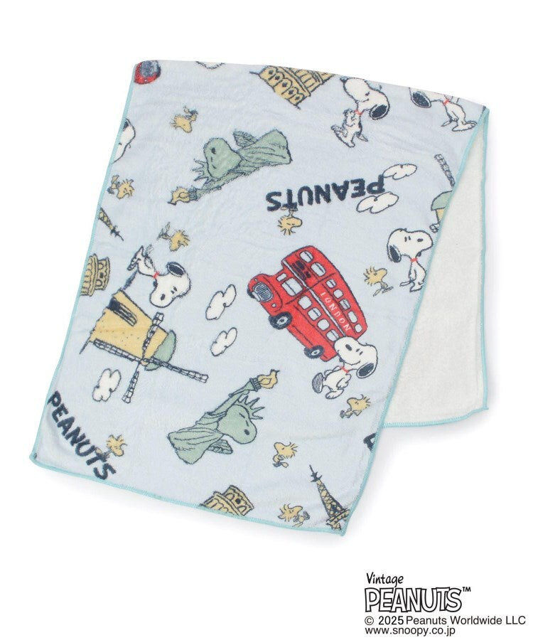 ワンズテラス one'sterrace ◆SNOOPY クイックドライフェイスタオル （ブルー(993)） ブルー(993)
