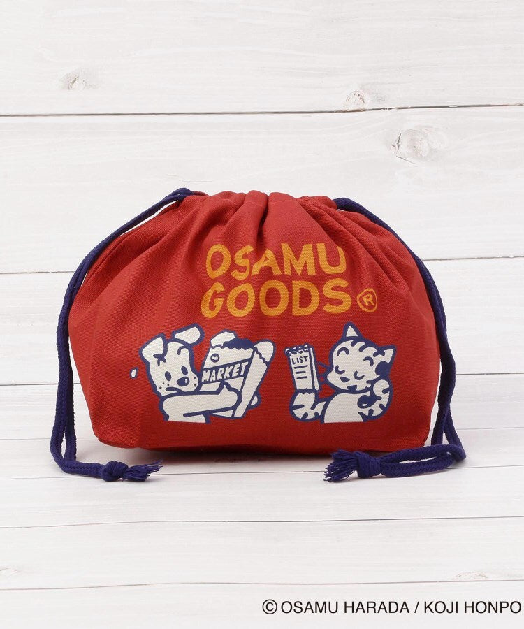 ワンズテラス one'sterrace ◆OSAMU GOODS ランチ巾着 （レッド(962)） レッド(962)
