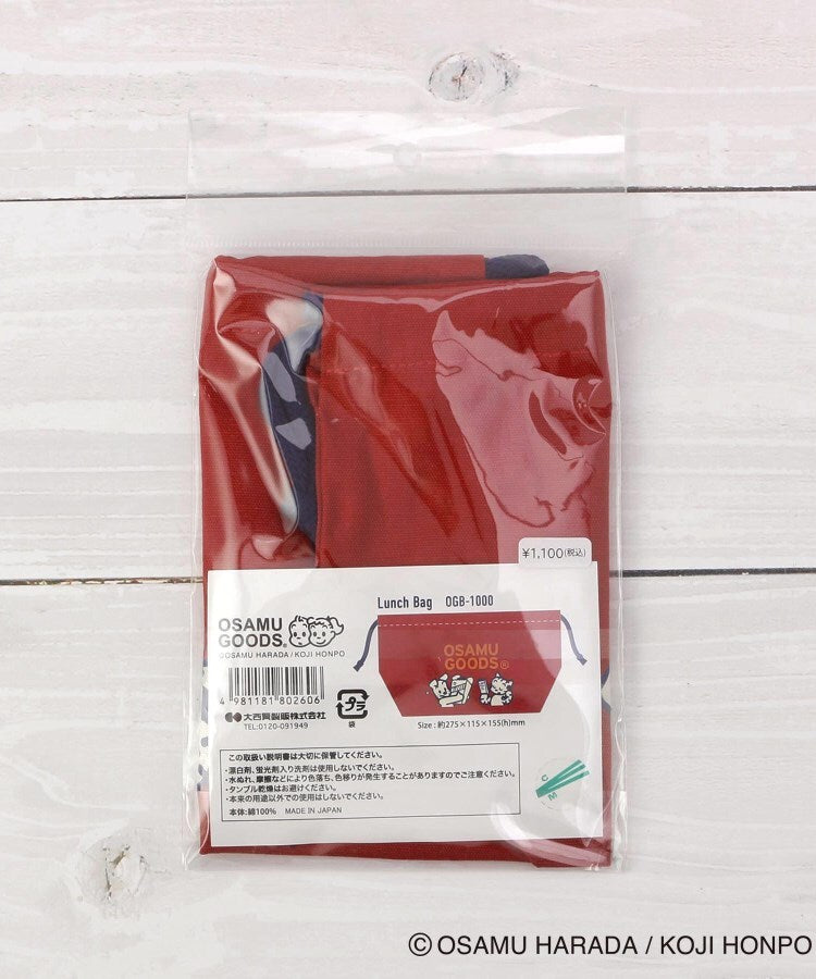 ワンズテラス one'sterrace ◆OSAMU GOODS ランチ巾着 （レッド(962)） レッド(962)
