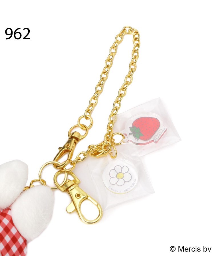 ワンズテラス one'sterrace ◆Dick Bruna miffy ちょっこりサンキューマスコット strawberry&tulip （レッド(962)） レッド(962)