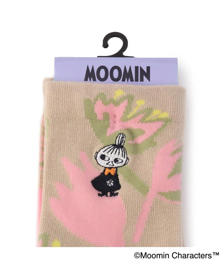 ワンズテラス one'sterrace ◆MOOMIN 刺繍ソックス リトルミイ （グレー(912)） グレー(912)