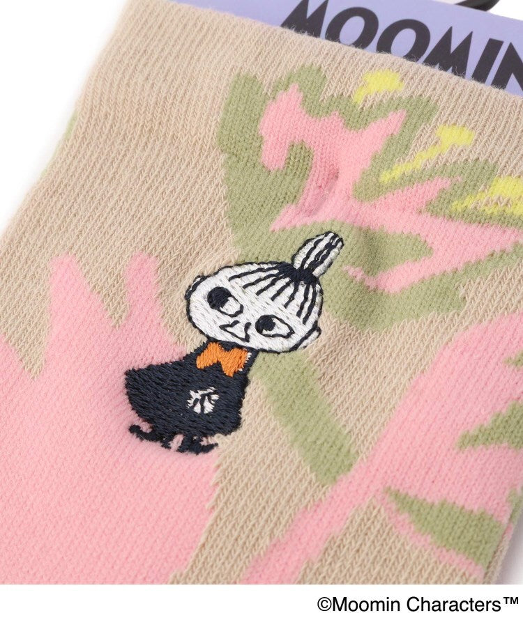 ワンズテラス one'sterrace ◆MOOMIN 刺繍ソックス リトルミイ （グレー(912)） グレー(912)