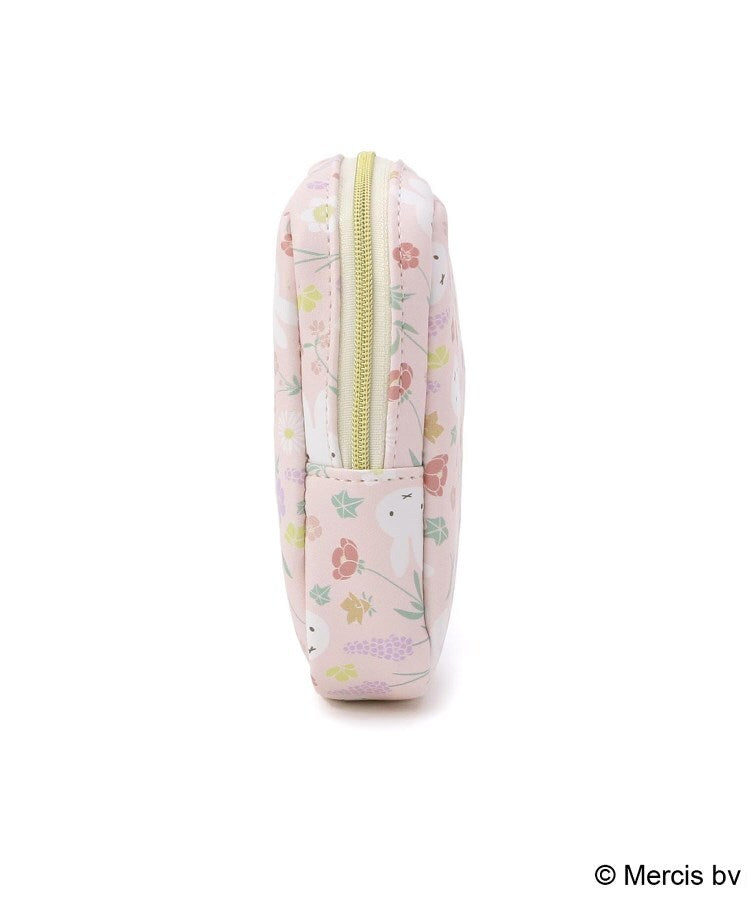 ワンズテラス one'sterrace ◆Dick Bruna miffy 縦型スクエアポーチ Floral （ピンク(972)） ピンク(972)