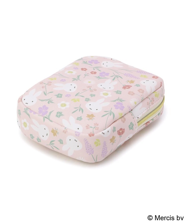 ワンズテラス one'sterrace ◆Dick Bruna miffy 縦型スクエアポーチ Floral （ピンク(972)） ピンク(972)