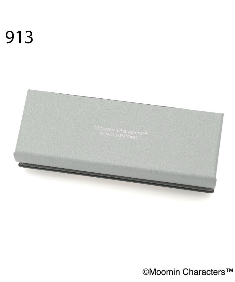 ワンズテラス one'sterrace ◆MOOMIN クロス付メガネケース （チャコールグレー(913)） チャコールグレー(913)