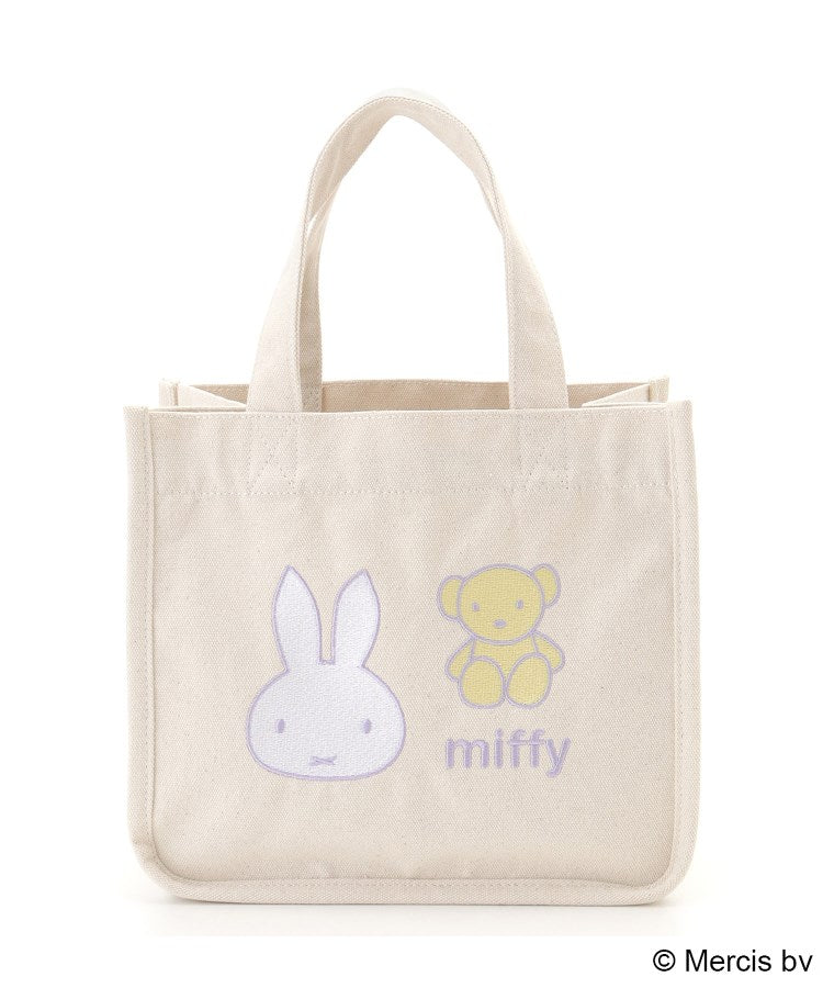 ワンズテラス one'sterrace ◆【先行販売】Dick Bruna miffy 刺繍ミニトート pistachio&lavender （グリーン(922)） グリーン(922)