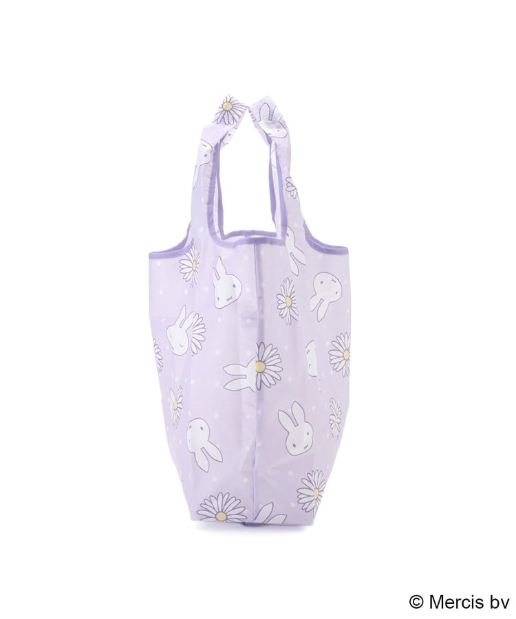 ワンズテラス one'sterrace ◆【先行販売】Dick Bruna miffy 底板付エコバッグ M pistachio&lavender （パープル(983)） パープル(983)