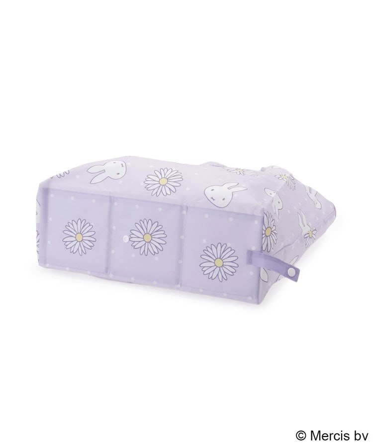 ワンズテラス one'sterrace ◆【先行販売】Dick Bruna miffy 底板付エコバッグ M pistachio&lavender （パープル(983)） パープル(983)