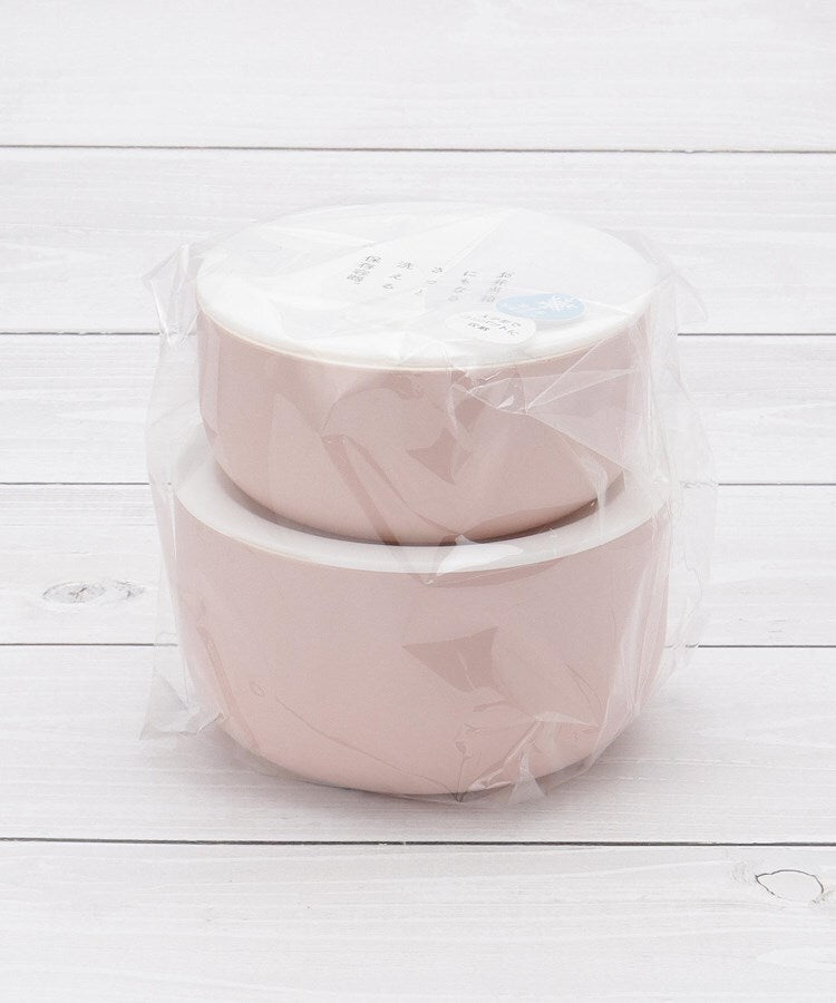 ワンズテラス one'sterrace ◆さっと洗える 保存容器 丸 2P【返品不可商品】 （ホワイト(901)） ホワイト(901)
