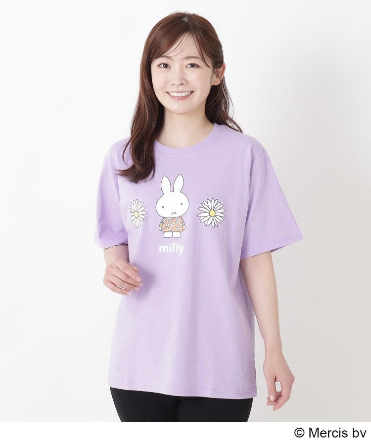 ワンズテラス one'sterrace ◆【先行販売】Dick Bruna miffy 半袖プルオーバー カラフル （ラベンダー(980)） ラベンダー(980)
