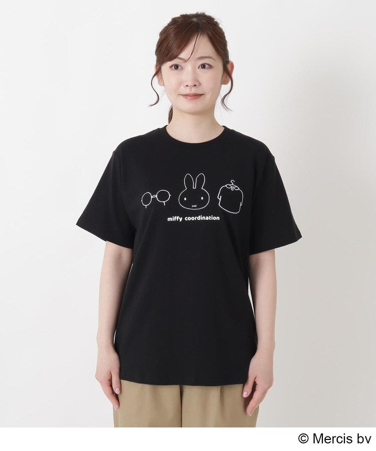 ワンズテラス one'sterrace ◆【先行販売】Dick Bruna miffy 半袖プルオーバー モノトーン （ブラック(919)） ブラック(919)