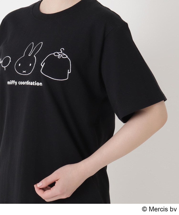 ワンズテラス one'sterrace ◆【先行販売】Dick Bruna miffy 半袖プルオーバー モノトーン （ブラック(919)） ブラック(919)