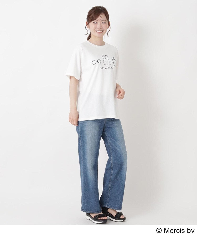 ワンズテラス one'sterrace ◆【先行販売】Dick Bruna miffy 半袖プルオーバー モノトーン （ブラック(919)） ブラック(919)