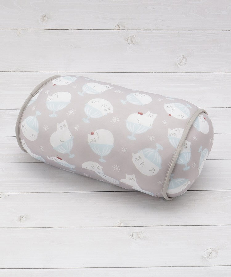 ワンズテラス one'sterrace ◆【ひんやり】にゃふにゃふ 保冷剤入り丸型クッション【返品不可商品】 （グレー(912)） グレー(912)