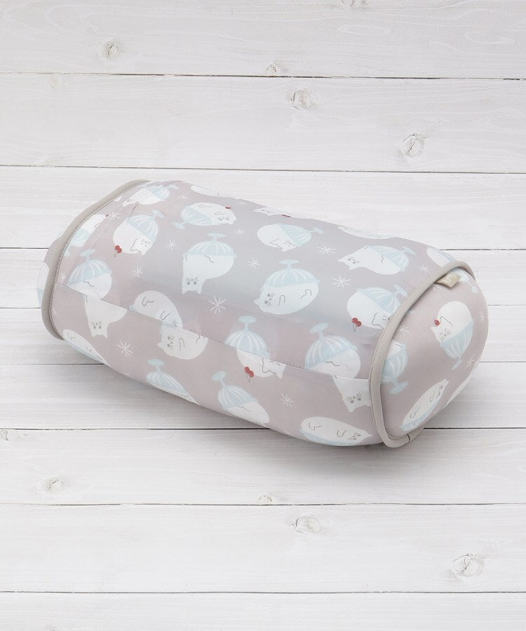 ワンズテラス one'sterrace ◆【ひんやり】にゃふにゃふ 保冷剤入り丸型クッション【返品不可商品】 （グレー(912)） グレー(912)