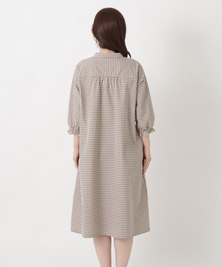 ワンズテラス one'sterrace ◆肩ドロップ7分袖ワンピース （ネイビー(994)） ネイビー(994)
