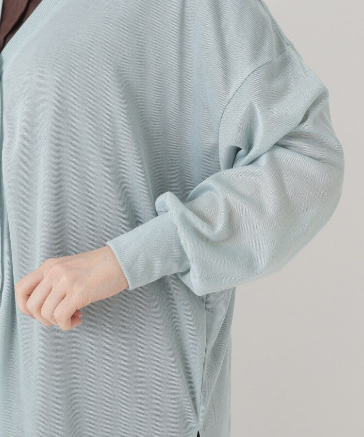 ワンズテラス one'sterrace ◆【ひんやり/UV】Vネック オーバーサイズUVカーディガン （ミントグリーン(921)） ミントグリーン(921)