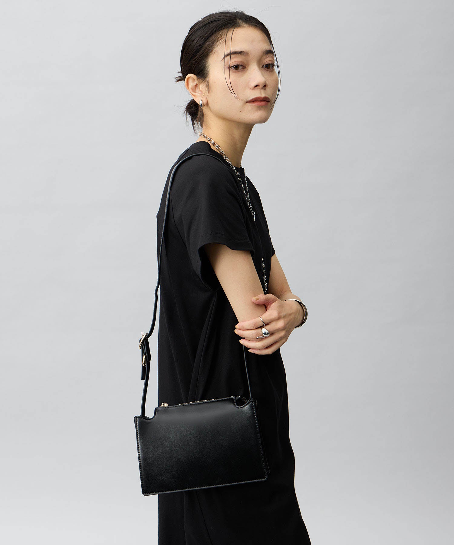 ワンズトゥルー ONE'S TRUE 合皮ミニショルダーBAG （イエロー） イエロー